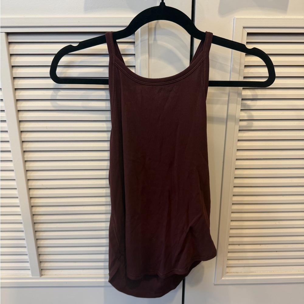 Lululemon Burgundy Tank Top
